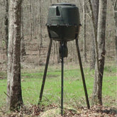 Directional feeder with agitating spinner plate